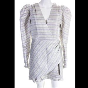 Rotate Birger Christensen Puff-Sleeve Dress